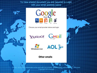 Top-Artikel 2016: Email account hacked, phishing messages sent, traces obliterated Screenshot einer multifunktionalen Phishingseite