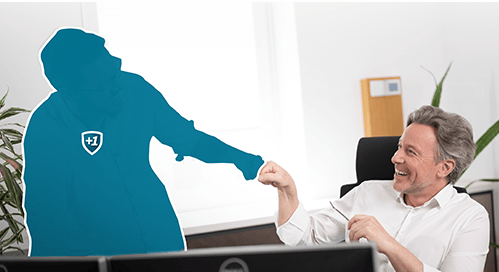 Zufriedener Kunde mit SOC Service Ansprechpartner