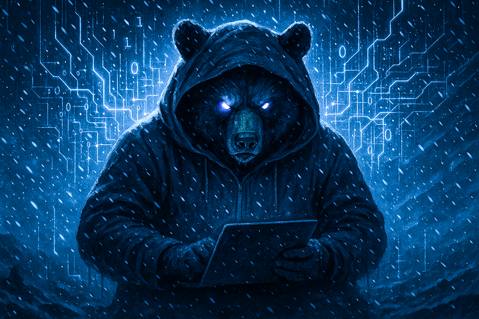 Bär als Sinnbild für APT29: Cozy Bear / Nobelium / Midnight Blizzard