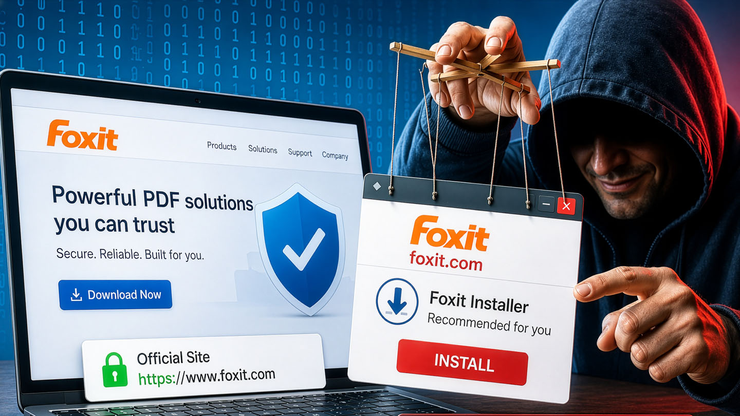 Schadprogramm posiert als "Foxit"-PDF-Software, installiert VNC-Zugang