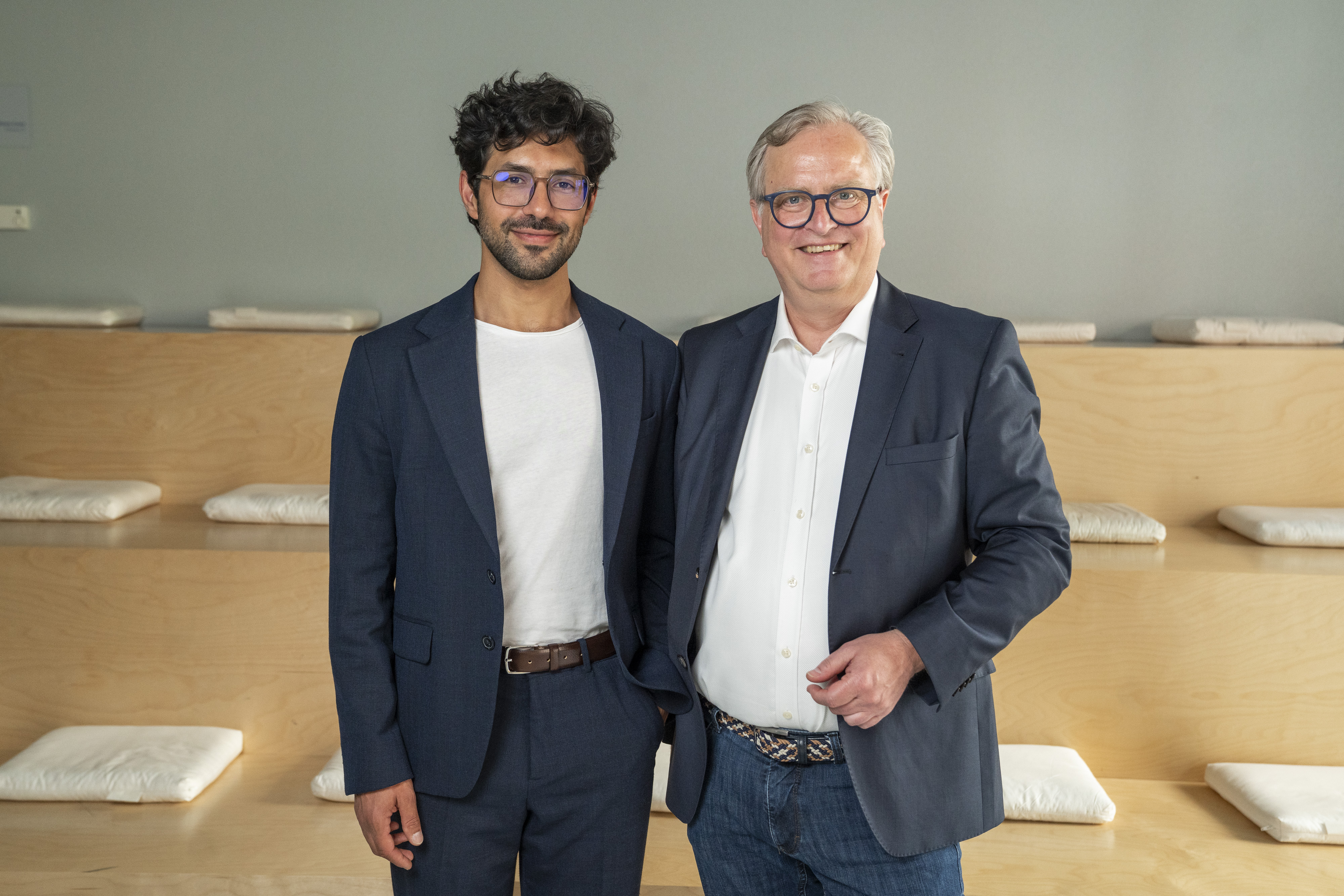 v. l.: Ali Tschakari, Head of Bitkom Consult und Andreas Lüning, Vorstand und Mitgründer von G DATA.